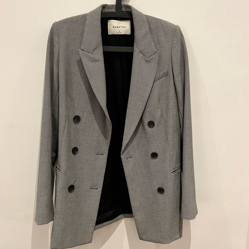 Aritzia Check Blazer